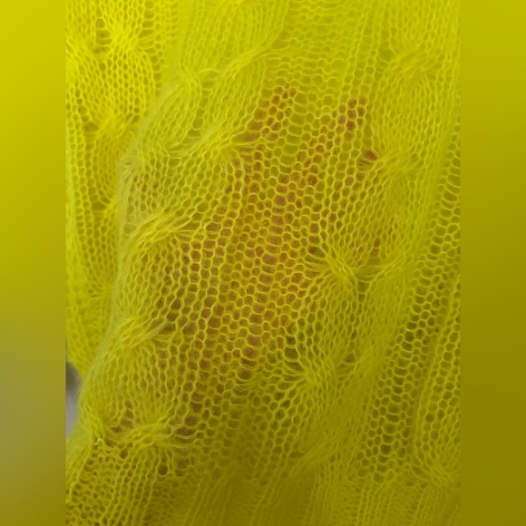Anthropologie Yellow Sweater Size XXS - Picture 5 of 6